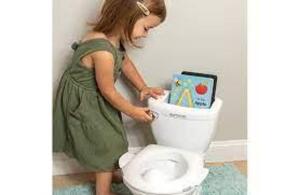 DESCRIPTION: (1) MY SIZE POTTY WITH STORAGE BRAND/MODEL: SUMMER INFORMATION: WHITE RETAIL$: $30.00 EA QTY: 1