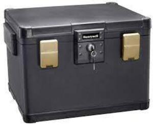 DESCRIPTION: (1) LETTER FILE CHEST BRAND/MODEL: HONEYWELL INFORMATION: BLACK SIZE: 1 HOUR FIRE SAFE RETAIL$: $259.00 EA QTY: 1