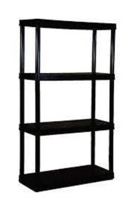 DESCRIPTION: (1) KNECT A SHELF ALL PURPOSE SHELVING BRAND/MODEL: MAXIT INFORMATION: BLACK SIZE: 36X18X72 RETAIL$: $50.00 EA QTY: 1