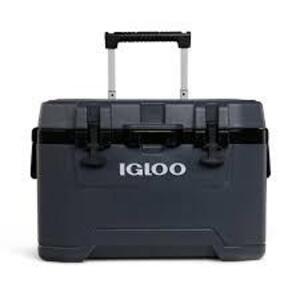 DESCRIPTION: (1) ICE CHEST BRAND/MODEL: IGLOO OVERLAND INFORMATION: BLACK SIZE: 52 QT RETAIL$: $100.00 EA QTY: 1