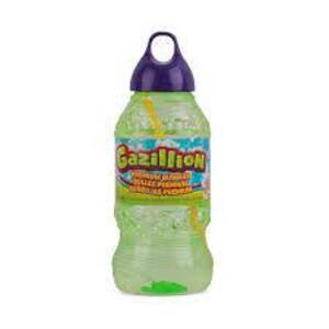 DESCRIPTION: (3) BOTTLES OF PREMIUM BUBBLES BRAND/MODEL: GAZILLION SIZE: 2 LITER RETAIL$: $5.00 EA QTY: 3