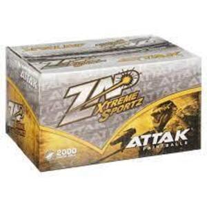 DESCRIPTION: (1) BOX OF (2000) PAINTBALLS BRAND/MODEL: ZNP ATTAK RETAIL$: $35.62 EA QTY: 1