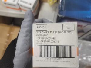 (3) BOXES OF (50) QUICK CHANGE TS SURF COND-FE DISK