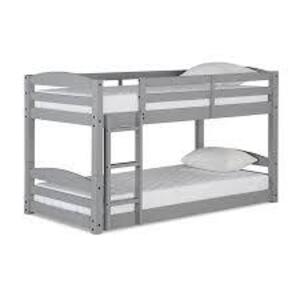 DESCRIPTION: (1) TWIN FLOOR BUNK BED BRAND/MODEL: DOREL #DL7891G INFORMATION: GRAY SIZE: TWIN RETAIL$: $305.33 TOTAL QTY: 1