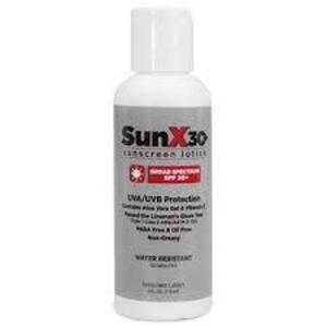 DESCRIPTION: (1) CASES OF (12) BOTTLES OF SUNSCREEN BRAND/MODEL: SUN X 30 #18-204G SIZE: 4 OZ RETAIL$: $100.00 EA QTY: 1