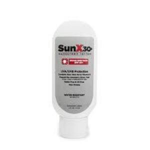 DESCRIPTION: (1) CASES OF (12) BOTTLES OF SUNSCREEN BRAND/MODEL: SUN X 30 #18-204G SIZE: 4 OZ RETAIL$: $100.00 EA QTY: 1