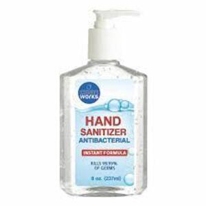 DESCRIPTION: (36) BOTTLES OF HAND SANITIZER BRAND/MODEL: CLEAN WORKS #CWGR2371 INFORMATION: CLEAR SIZE: 8 OZ RETAIL$: $2.10 PER BOTTLE QTY: 36