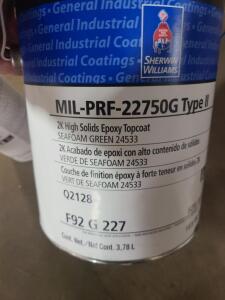 DESCRIPTION: (1) ENHANCED CORROSION EPOXY PRIMER W/HIGH SOLIDS TOPCOAT BRAND/MODEL: SHERWIN WILLIAMS INFORMATION: 2 PART EPOXY PRIMER, HIGH SOLIDS, SE