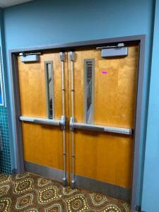 (7) - DOUBLE INTERIOR DOORS