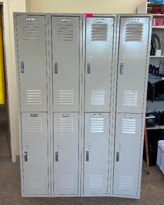 8 COMPARTMENT LOCKER SYSTEM