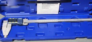 DESCRIPTION: (1) DIGITAL CALIPER WIT DATA OUTPUT, STAINLESS STEEL JAWS BRAND/MODEL: FOWLER 54-100-312-0 SIZE: 0-12" RANGE RETAIL$: $371.18 QTY: 1