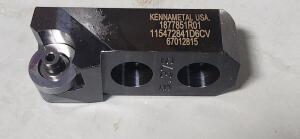 DESCRIPTION: (1) INDEXABLE INSERT CARTRIDGES BRAND/MODEL: KENNAMETAL 1877851 SIZE: 8.375" RETAIL$: $113.59 QTY: 1