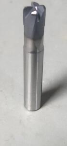 DESCRIPTION: (4) SOLID CARBIDE SQ END MILL BRAND/MODEL: SECO 180100R200Z4-MEGA-64 SIZE: 10MM D 2MM LOC QTY: 4