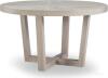 DESCRIPTION: VERBIER NIMBUS GREY 54" ROUND DINING TABLE BRAND/MODEL: LEGACY FURNITURE N8662-251 INFORMATION: 18" LEAF INCLUDED SIZE: 54" RETAIL$: $808