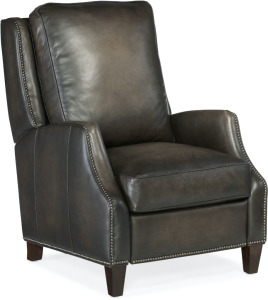 DESCRIPTION: KERLEY SARZANA CASTLE/DARK WOOD PUSH BACK RECLINER CHAIR BRAND/MODEL: HOOKER RC260-PB-095 INFORMATION: FAULTY RECLINING MECHANISM RETAIL$