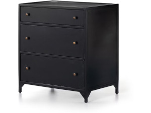 DESCRIPTION: BELMONT 3-DRAWER NIGHTSTAND BRAND/MODEL: FOUR HANDS 225134-002 RETAIL$: $1,199.00 QTY: 1