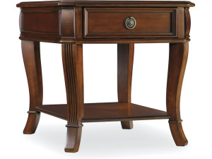 DESCRIPTION: BROOKHAVEN END TABLE BRAND/MODEL: HOOKER 281-80-113 SIZE: 24"X28"X24" RETAIL$: $689.00 QTY: 1