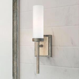 DESCRIPTION: (2) 1-LIGHT COMPOSITIONS WALL SCONCE BRAND/MODEL: MINKA LAVERY 4460-273 RETAIL$: $119.95 EACH QTY: 2