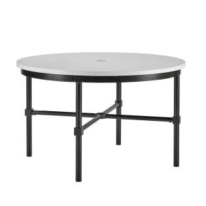 DESCRIPTION: LANGHAM 48" ROUND DINING TABLE BRAND/MODEL: LANE VENTURE 9203-48 QTY: 1