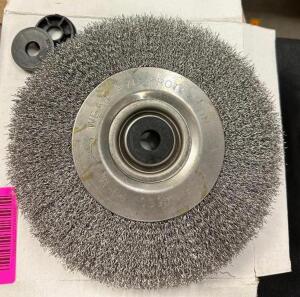 (3) 6" WIRE WHEEL BRUSHES