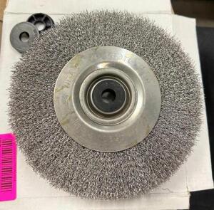 (3) 6" WIRE WHEEL BRUSHES