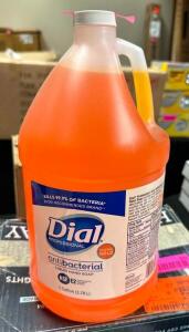 (2) 1 GALLON JUGS OF ANTIBACTERIAL LIQUID HAND SOAP