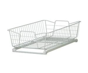 WHITE WIRE CABINET ORGANIZER