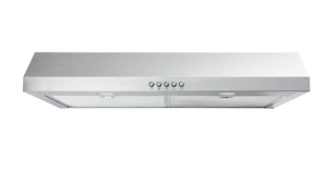 CAPRELO 30" CONVERTIBLE UNDER CABINET RANGE HOOD IN STAINLESS STEEL WITH LED LIGHTING AND CHARCOAL FILTER