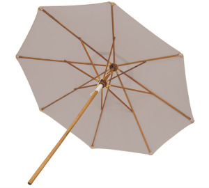 10' DLEUXE UMBRELLA IN GRAY