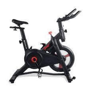 DESCRIPTION: (1) EXERCISE BIKE BRAND/MODEL: ECHELON/108906 INFORMATION: 32-MANUAL RESISTANCE LEVELS/BLACK SIZE: 42"L X 20.5"W X 45"H RETAIL$: 497.00 Q