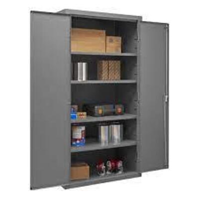 DESCRIPTION: (1) BLACK COMINATION CABINET BRAND/MODEL: TENNSCO #29286754 INFORMATION: BLACK, STEEL SIZE: 36" X 18" X 72" RETAIL$: $844.99 EA QTY: 1