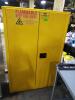 DESCRIPTION: (1) FLAMMABLE SAFE STORAGE CABINET BRAND/MODEL: CONDOR #491M68 INFORMATION: YELLOW SIZE: STD, 30 GAL, 43 IN X 12 IN X 65 IN, MANUAL CLOSE - 3