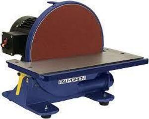 DESCRIPTION: (1) DISC SANDER BRAND/MODEL: PALMGREN INFORMATION: BLUE SIZE: 12" RETAIL$: $378.99 EA QTY: 1