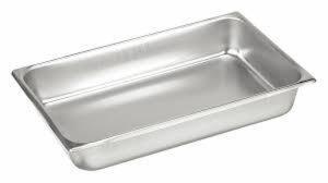 DESCRIPTION: (5) DIMPLED PAN RIM TRAY BRAND/MODEL: PRODUCT NUMBER #3LDZ5 INFORMATION: STAINLESS STEEL SIZE: 4" H 12-3/4"W 20-3/4"L RETAIL$: $69.20 EA