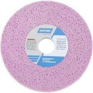 DESCRIPTION: (5) SURFACE GRINDING WHEEL BRAND/MODEL: NORTON #25A46 INFORMATION: PINK SIZE: 7 X 1/2 X 1-1/4 RETAIL$: $35.92 EA QTY: 5