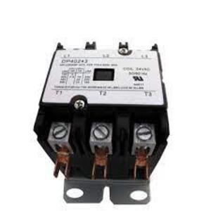 DESCRIPTION: (6) 3 POLE CONTACTOR BRAND/MODEL: SUPCO #DP40243 SIZE: 40 FLA 50A RES 24VAC RETAIL$: $24.99 EA QTY: 6