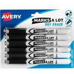 (3) PACKS OF (6) DRY ERASE MARKERS