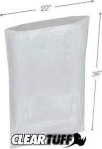 (1) CASE OF (125) CLEAR POLY BAGS