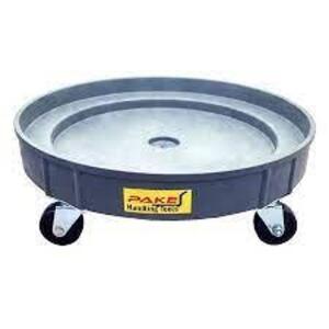 (2) PLASTIC DRUM DOLLY