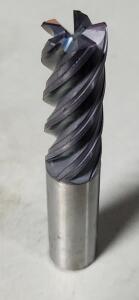 (2) SOLID CARBIDE CORNER RADIUS END MILL