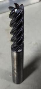 (3) SOLID CARBIDE CORNER RADIUS END MILL