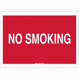 (1) NO SMOKING SIGN