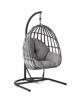 DESCRIPTION: (1) OUTDOOR HANGING EGG CHAIR BRAND/MODEL: MAINSTAYS INFORMATION: FOLDS FOR STORAGE RETAIL$: $249 SIZE: 39.50 x 39.50 x 72.50 QTY: 1