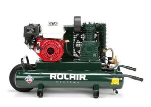 DESCRIPTION: (1) AIR COMPRESSOR BRAND/MODEL: ROLAIR #MFL4090HMK113 INFORMATION: GREEN SIZE: 5.5 HP RETAIL$: $1363.00 EA QTY: 1