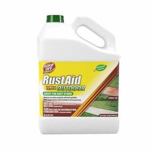 DESCRIPTION (1) RUST STAIN REMOVER BRAND/MODEL GOOF OFF #6XFH2 ADDITIONAL INFORMATION RETAILS FOR $20.00 EA SIZE 1 GALLON THIS LOT IS ONE MONEY QTY 1