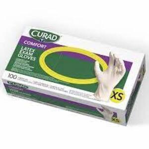 DESCRIPTION: (1) CASE OF (1000) COMFORT LATEX GLOVESBRAND/MODEL: CURAD #42127985SIZE: EXTRA SMALLRETAIL$: $170.00 EAQTY: 1