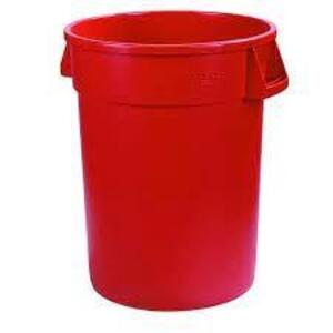 (1) RED TRASHCAN