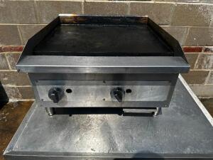 24" COUNTER TOP FLAT GRILL