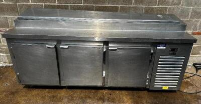 KAIRAK 91" STAINLESS PIZZA PREP TOP COOLER