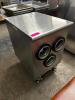 24" X 30" STAINLESS COUNTER / CUP DISPENSER. ( ON CASTERS ) - 2